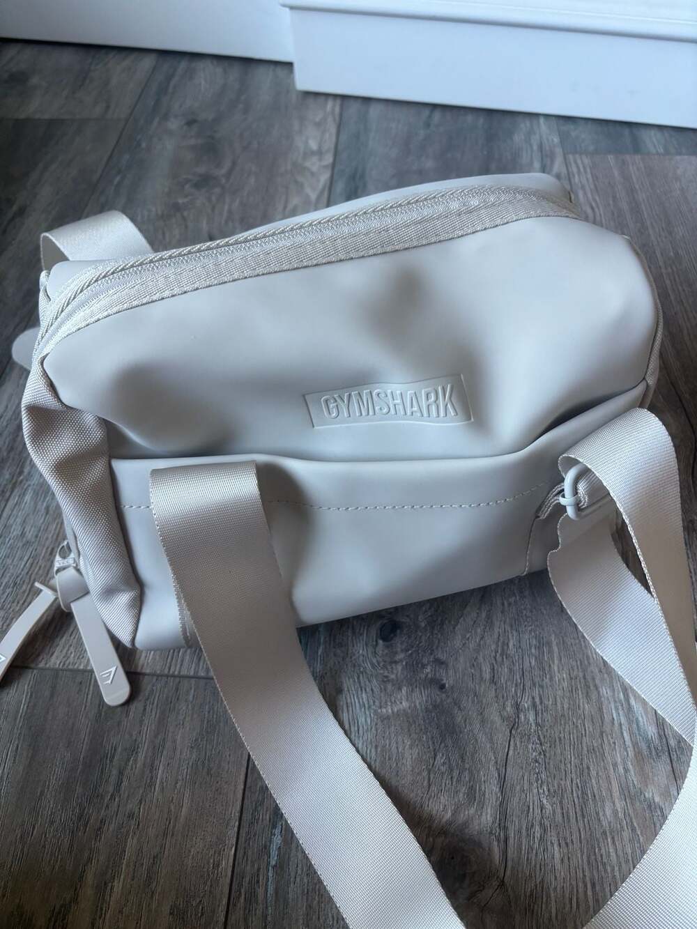 Gymshark Everyday Mini Holdall Pebble Grey Crossbody Bag